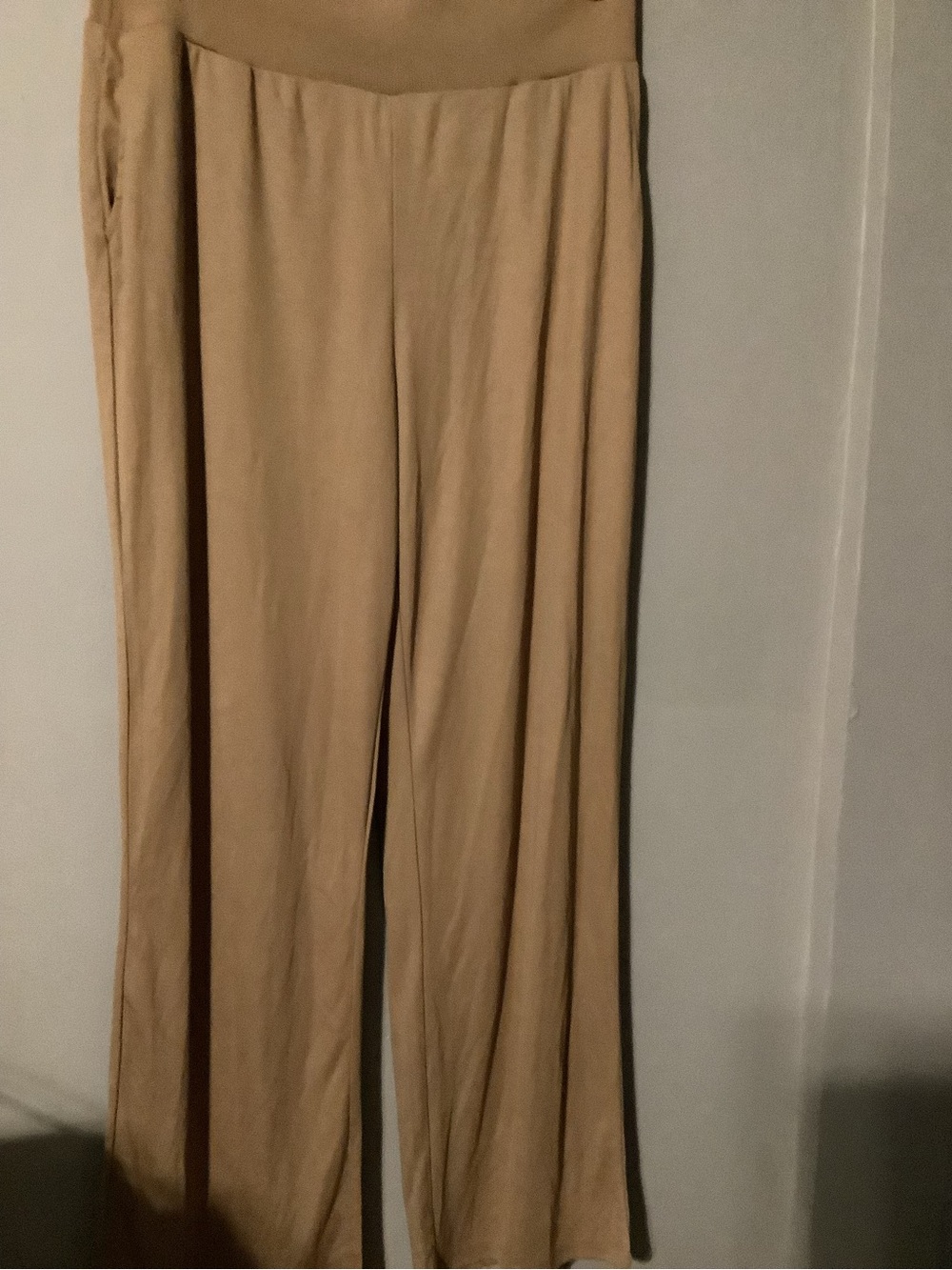 Calvin Klein Wide-Leg Pants in Tan